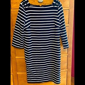 Chicos Nautical Sheath Dress Size1